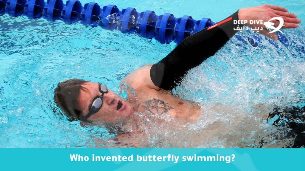 Who invented butterfly swimming